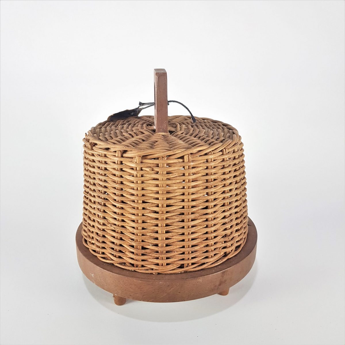 Tray Serving Cover Rattanbasket Bread Snack Wicker Kitchen Baskets Fruit Platter Vegetable Cloche Cake Desert Eating Trays